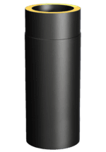 Halvisolert lengde Ø150 1000/500/250mm - Norvai - Bilde 2