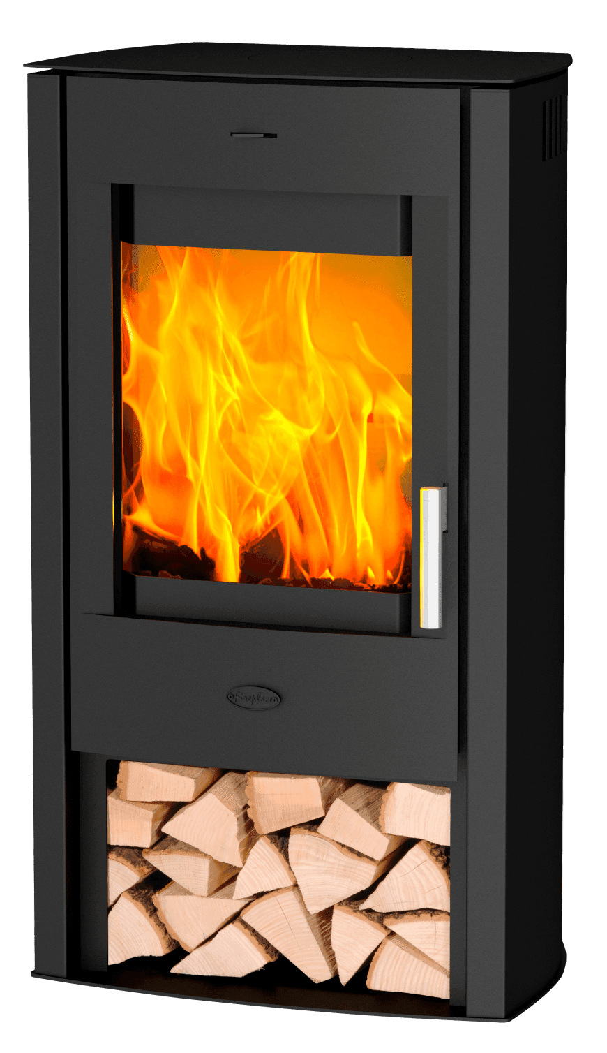 tuvalu stål 1 Fireplace By Norvai - TUVALU STÅL - Frittstående - Bilde 1