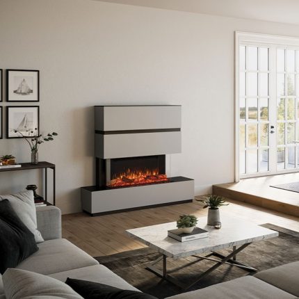 Avanti-110RW-with-optional-Split-Oak-Log-effect-installed-with-Milazzo-Suite-base-Two-top-sections-in-grey-and-various-trim-a