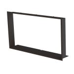 Ramme med oppkant til peis med 1 glass
